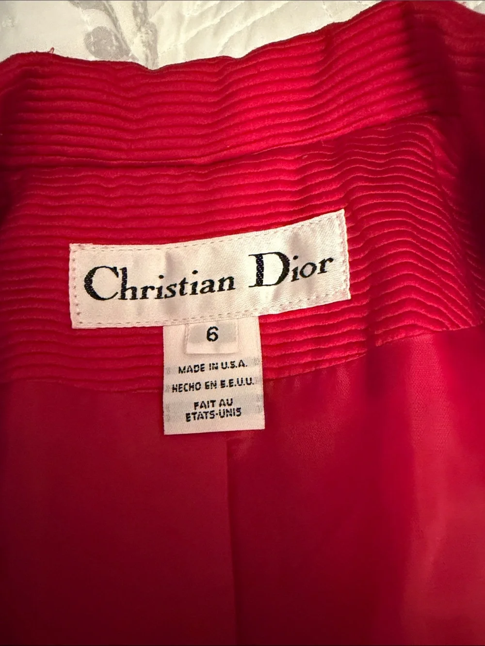Dior classic tailored